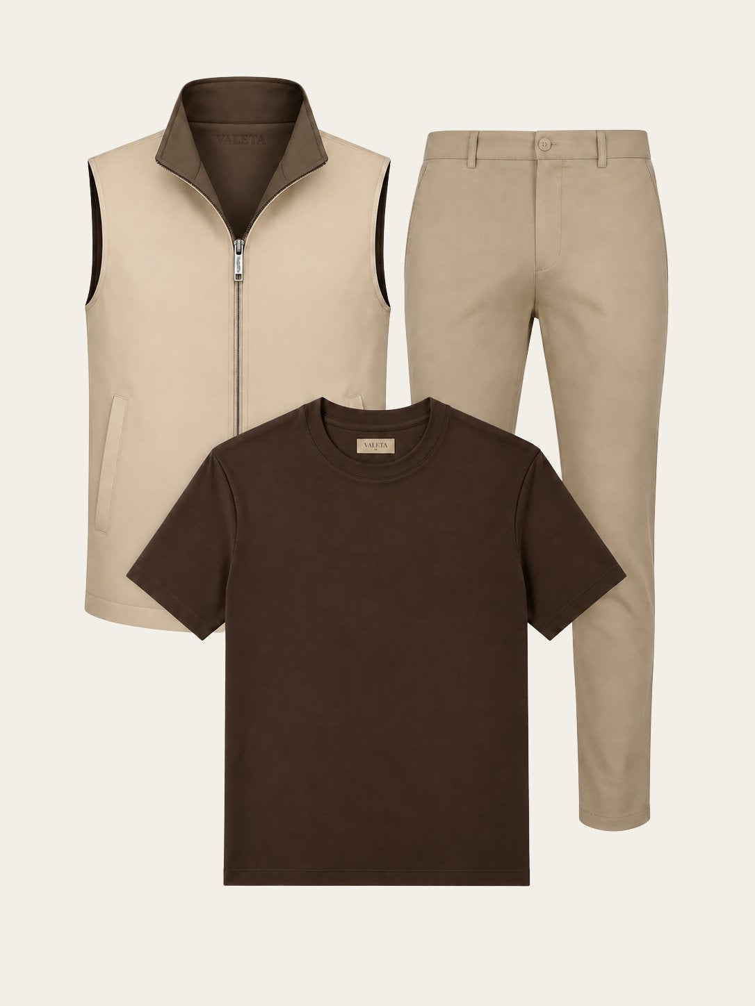 Bundel Beige - T-shirt voorkant