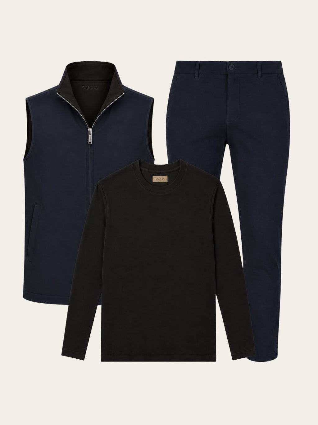 Bundel Navy - Longsleeve voorkant