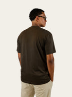 Mercerized T-shirt - Bruin