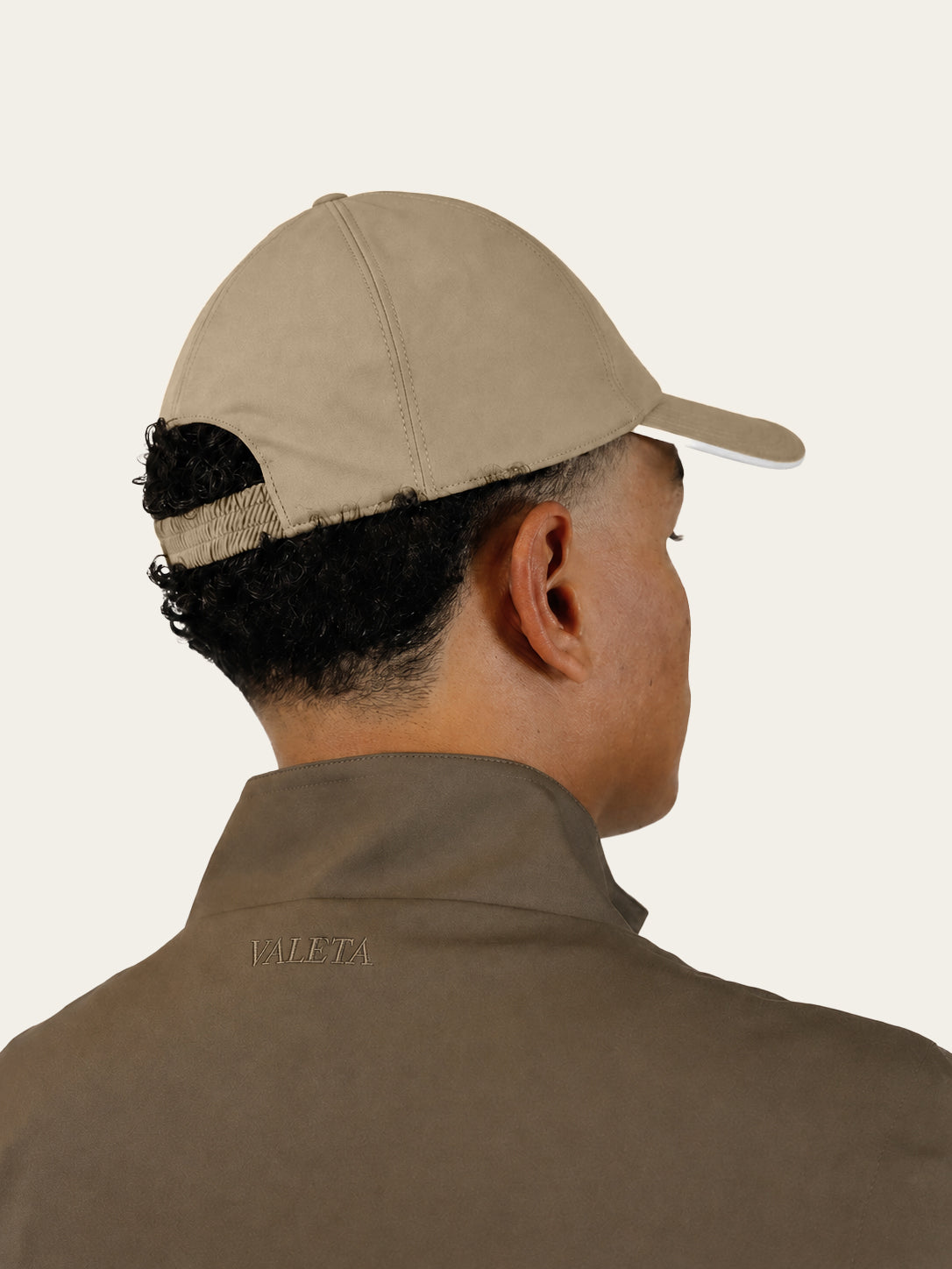 Baseball Pet - Beige model achterkant