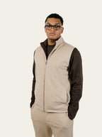 Reversible Bodywarmer - Beige/Brown