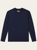 Mercerized Longsleeve Navy - Front