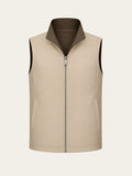 Reversible Bodywarmer - Beige/Brown