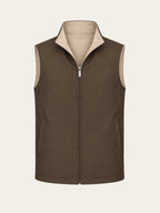 Reversible Bodywarmer - Beige/Brown