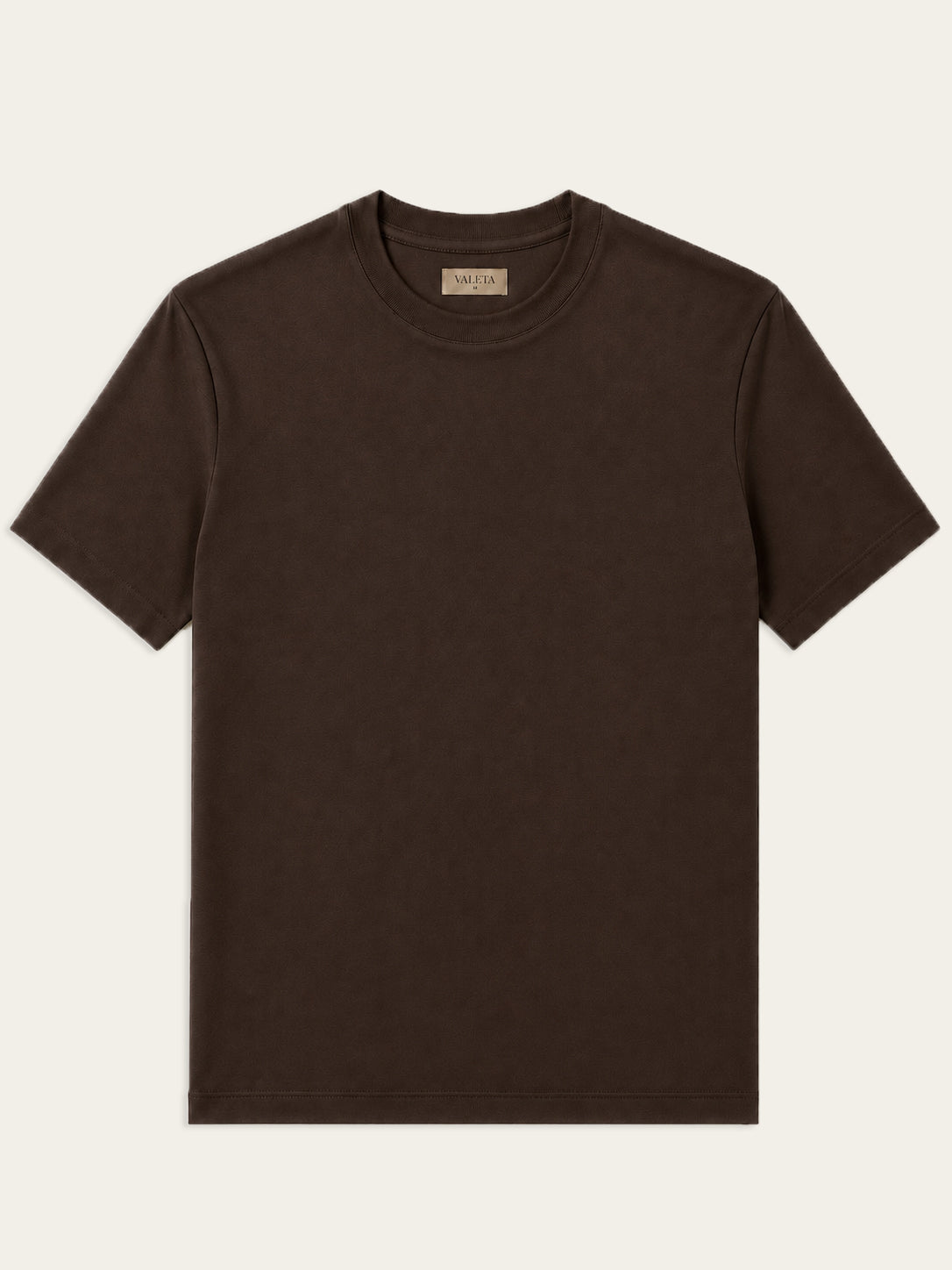 Mercerized T-shirt - Bruin