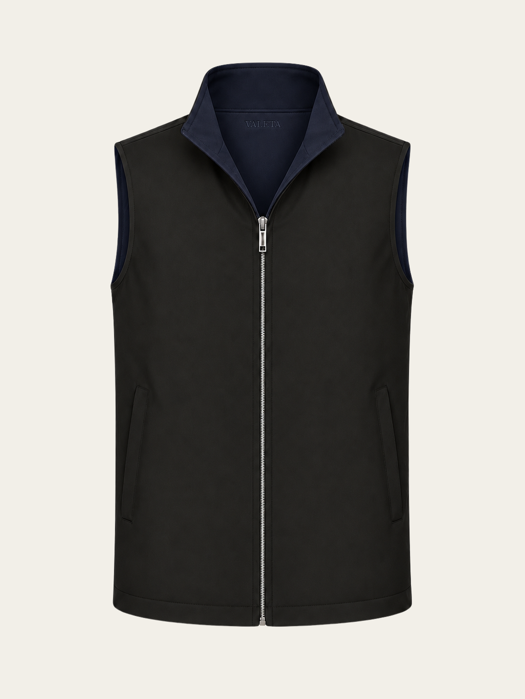 Reversible Bodywarmer - Black/Navy front, black side