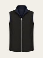 Reversible Bodywarmer - Black/Navy front, black side