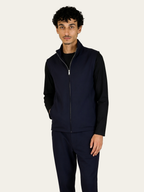 Reversible Bodywarmer - Navy/Zwart model voorkant
