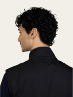 Reversible Bodywarmer - Zwart/Navy model achterkant