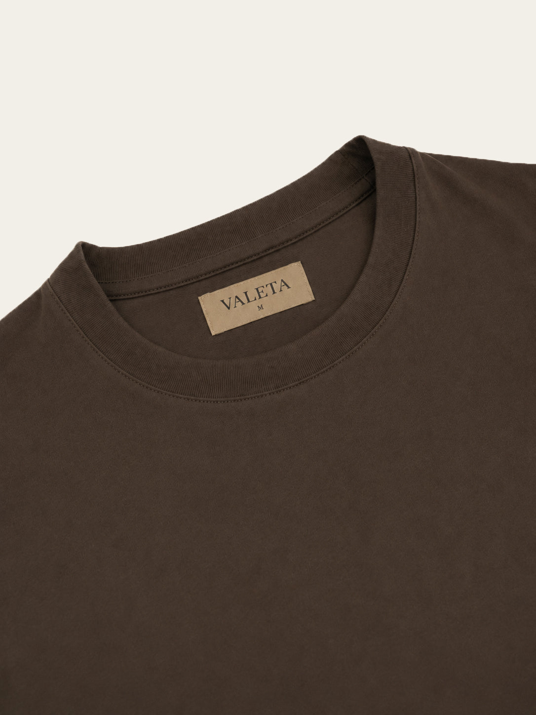 Mercerized T-shirt - Bruin