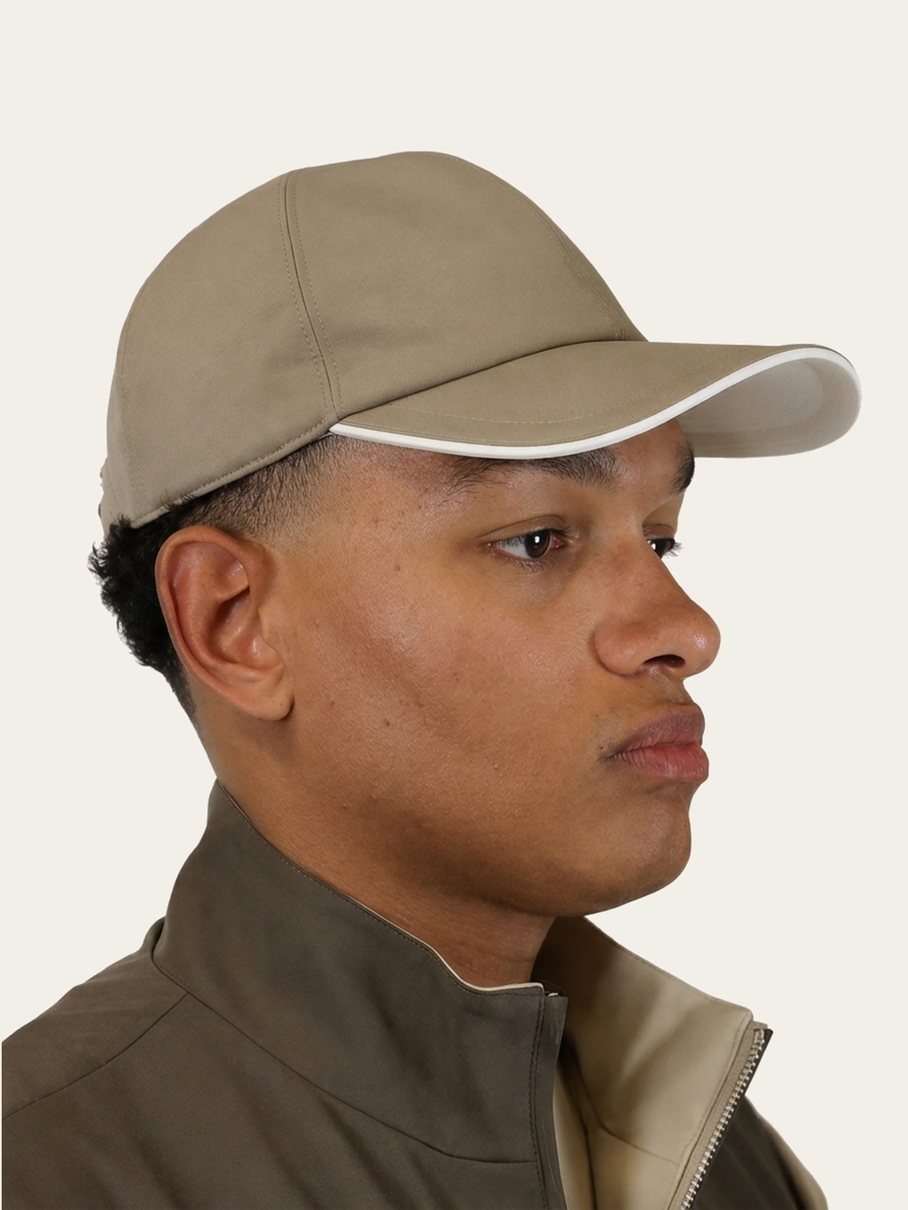 Baseball Pet - Beige model voorkant