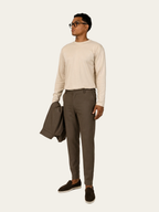 Trouser Bruin - Model voorkant