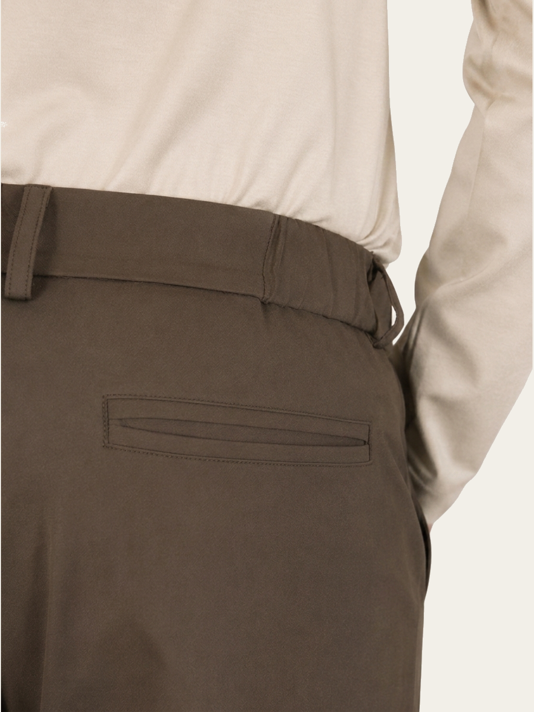Trouser Bruin - Zak