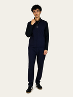 Trouser Navy - Model voorkant